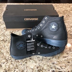 Converse Black SharkSkin Hightop’s
